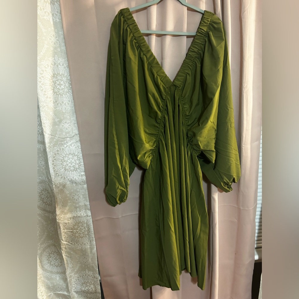 Cottage Core Dress - Green